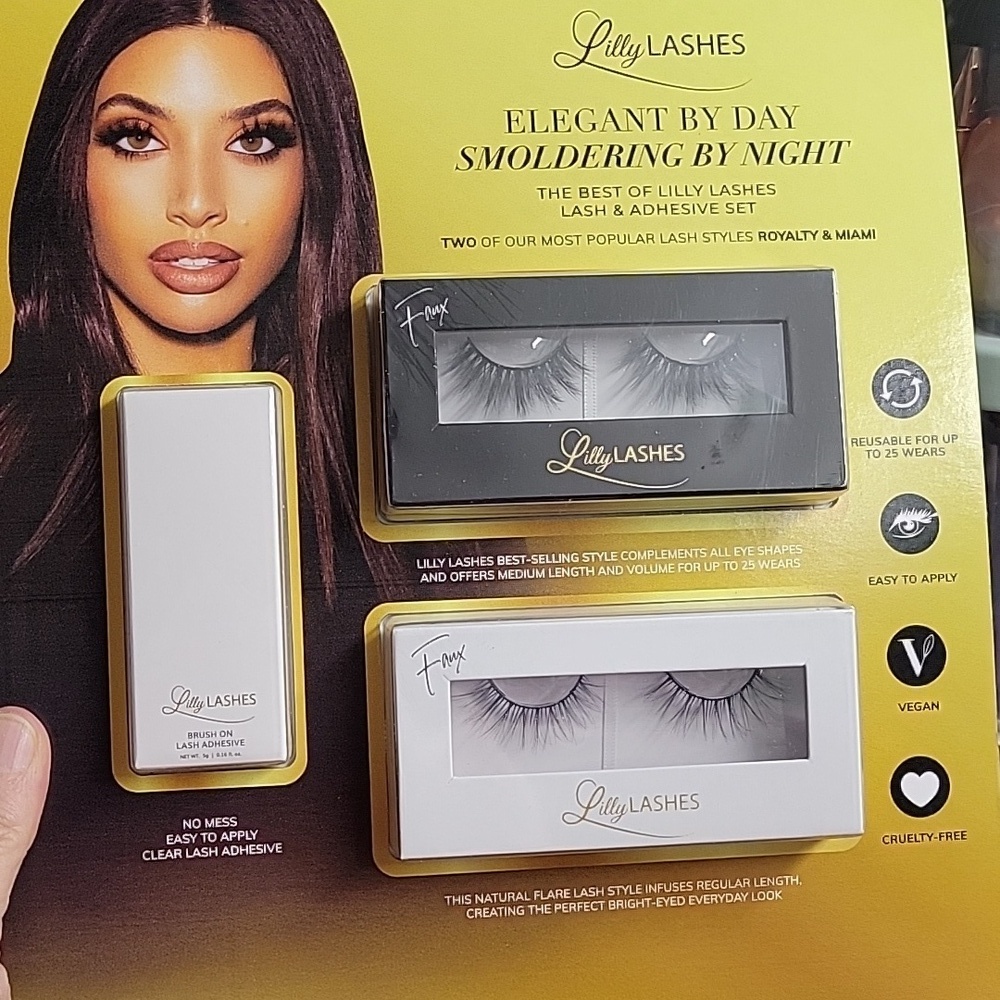 Lilly Lashes Bold Black Lash Collection New